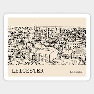 Leicester England Sticker